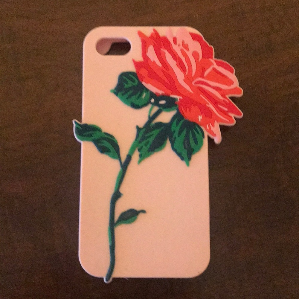Rubber Pink Rose iPhone 6/6s Case